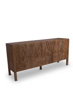 Buffet en bois sculpté ODISHA