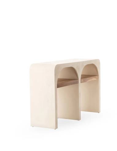 Console blanc bois COMINO
