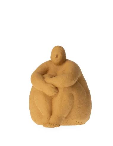 Statue sumette assise