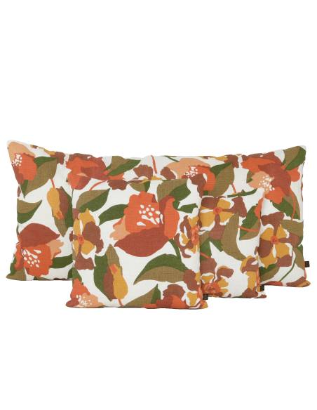 Housse de coussin en lin imprimé IBIZA Harmony - Haomy