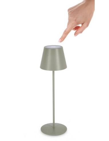 Lampe rechargeable en métal ETNA sauge