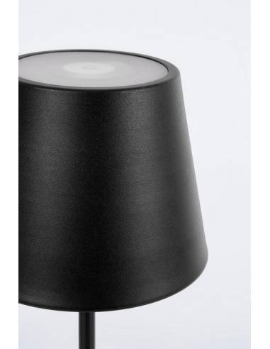 Lampe rechargeable en métal ETNA noire