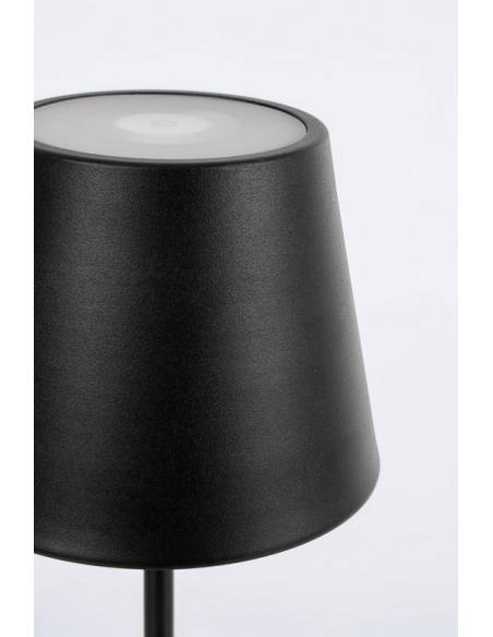 Lampe rechargeable en métal ETNA noire