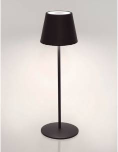 Lampe rechargeable en métal ETNA noire