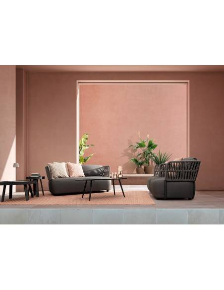 Lampe rechargeable en métal ETNA taupe