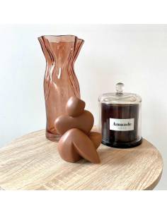 Bougie sous cloche AMANDE