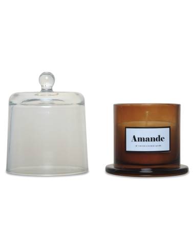 Bougie sous cloche AMANDE