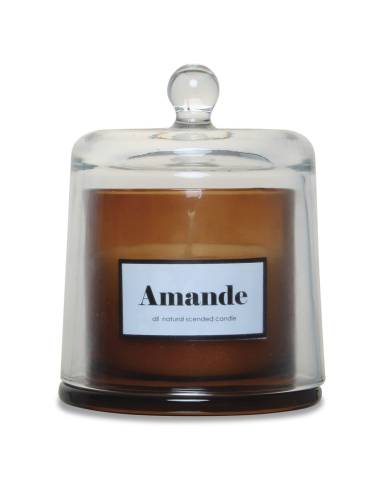 Bougie sous cloche AMANDE