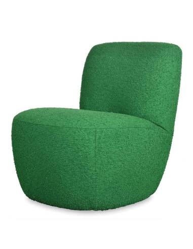 Fauteuil EVE bouclette vert