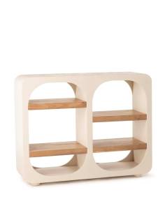 Etagère blanc bois COMINO