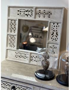 Miroir en bois sculpté BOHOL 2