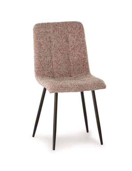 Chaise tissu chiné MANTA | La Madeleine Déco