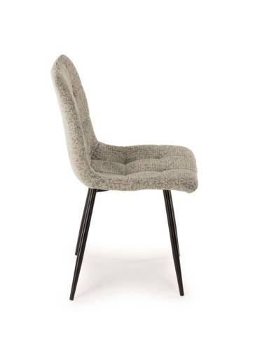 Chaise tissu chiné MANTA