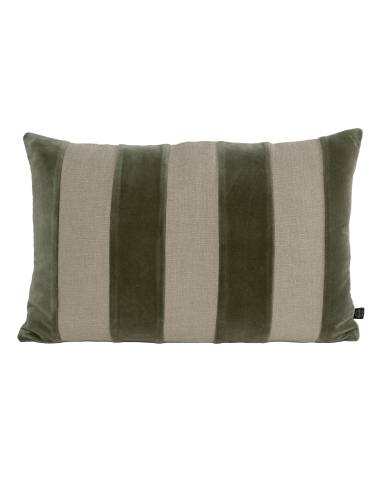 Housse de coussin en lin et velours BRISBANE Harmony - Haomy