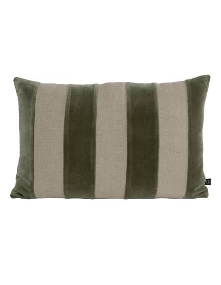 Housse de coussin en lin et velours BRISBANE Harmony - Haomy