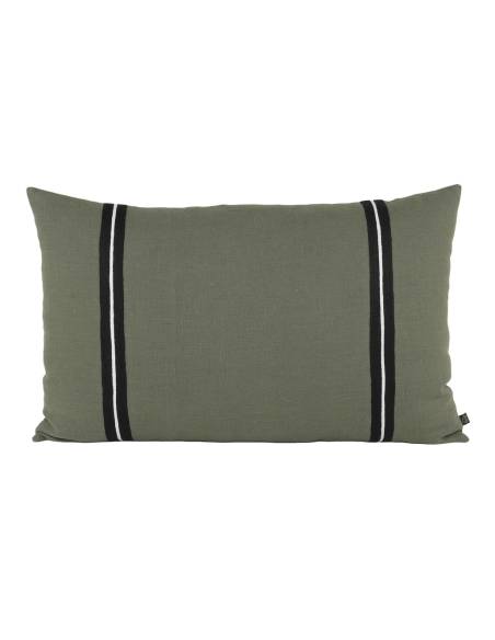 Housse de coussin en lin brodé SKAGEN Harmony - Haomy