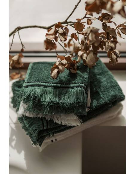 Serviette éponge en lin et coton CUPABIA