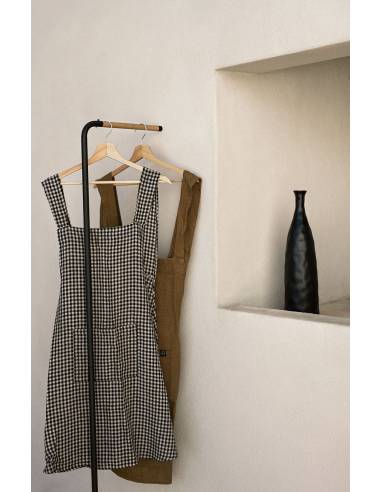 Tablier japonais en lin PIANA Harmony - Haomy