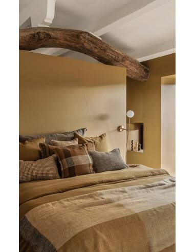 Housse d'édredon en lin lavé SAPORO Harmony Haomy