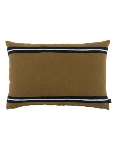Housse de coussin en lin brodé SKAGEN Harmony - Haomy