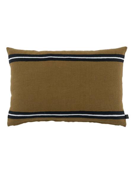 Housse de coussin en lin brodé SKAGEN Harmony - Haomy