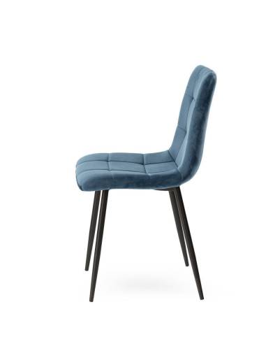 Chaise de salle à manger velours MANTA