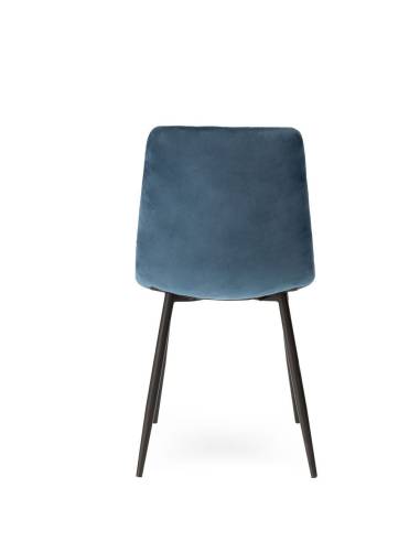 Chaise de salle à manger velours MANTA