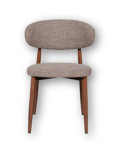 Chaise métal en tissu GEORGIA