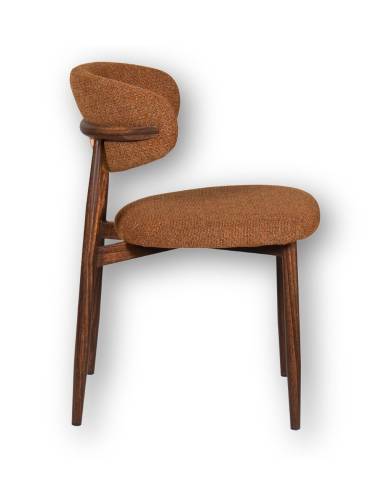 Chaise métal en tissu GEORGIA