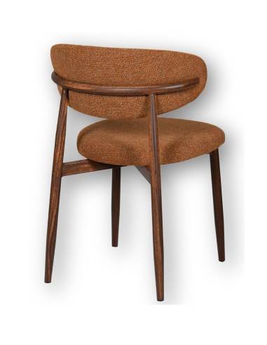 Chaise métal en tissu GEORGIA