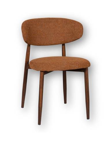 Chaise métal en tissu GEORGIA