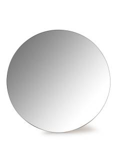 Miroir rond bordure chêne clair OFOD