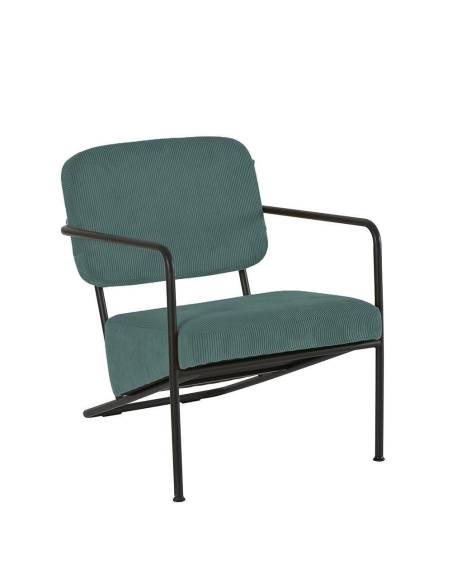 Fauteuil en velours côtelé DANIEL