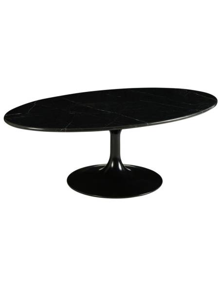 Table basse ovale en marbre MARBELLA