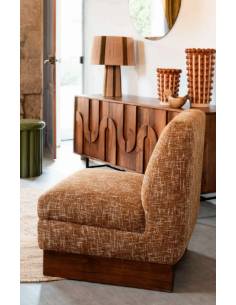 Fauteuil chauffeuse rétro OSLO