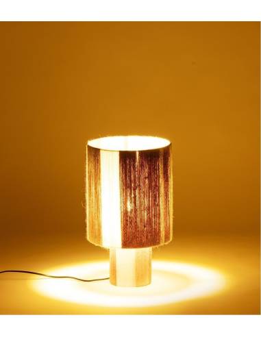Lampe à poser tissée ITO