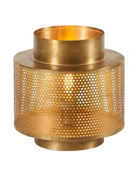 Lampe en métal ajouré KARIA