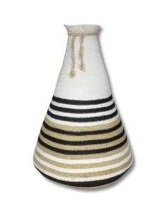 Vase décoratif MADRAS à rayure