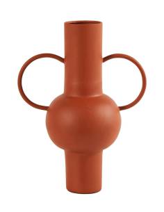 Vase en métal orange CLAUDE