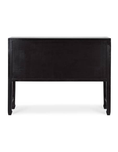 Console 4 volets 5 tiroirs JINAN noire