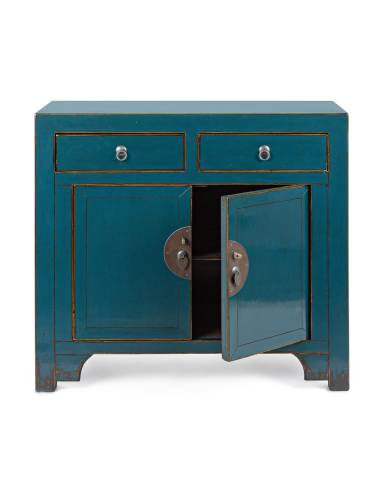 Buffet 2 portes JINAN bleu