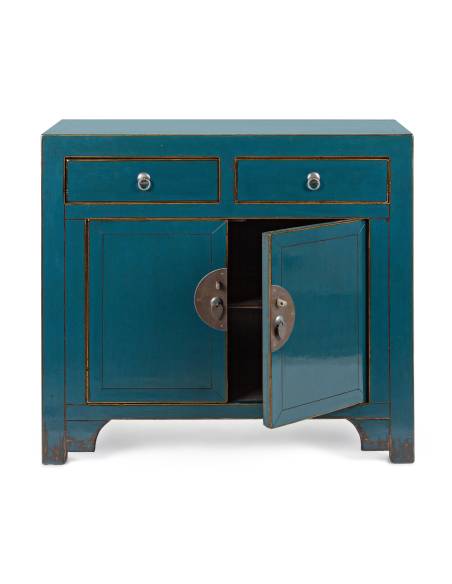 Buffet 2 portes JINAN bleu