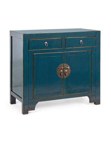 Buffet 2 portes JINAN bleu