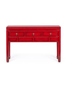 Console 3 tiroirs JINAN rouge