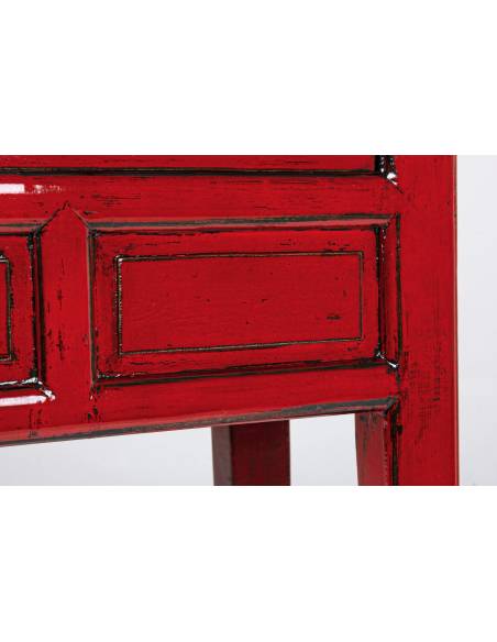 Console 3 tiroirs JINAN rouge