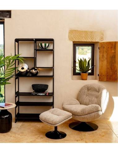 Fauteuil pivotant MEMENTO chiné