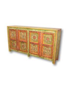 Buffet bois motifs floraux – Élégance et praticité pour votre intérieur 2