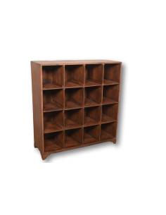 Étagère en bois 16 cases – Pratique et élégante pour tous vos objets