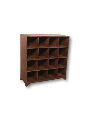 Étagère en bois 16 cases – Pratique et élégante pour tous vos objets