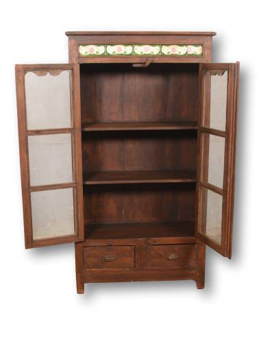 Armoire bois portes vitrées – Exposez vos objets avec élégance